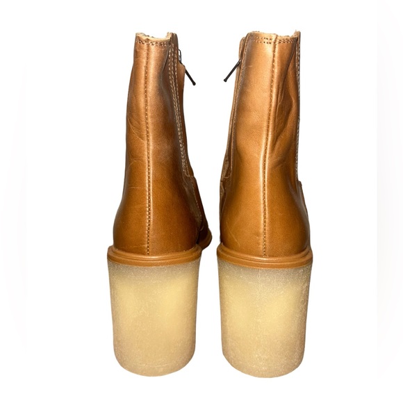 Free People l NIB James Chelsea Tan Leather Boots Size 38/8 - Picture 4 of 10